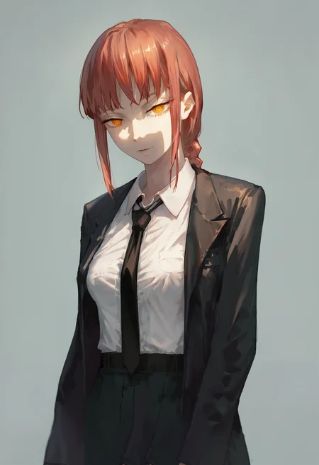score_9, score_8_up, score_7_up, 1girl, makima \(chainsaw man\), black jacket, necktie
<lora:style_dino:1>