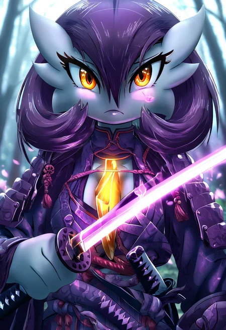(((gardevoir))), female, anthro, masterpiece, ultimate detailed, tiny finnest details,
rilex lenov artstyle, Fierce japanese gardevoir warrior is holding a reflective shiny (katana:1.3), (the light is reflected in the katana blade:1.6),, looking at viewer, close-up, torso, detailed face, detailed blade, close-up shot