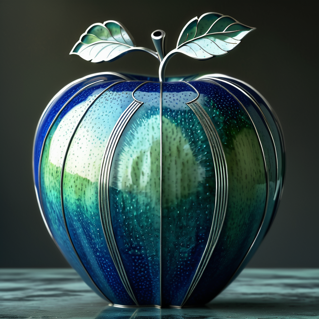 masterpiece,high resolution,
 ,<lora:art_deco-v4-xl-8:0.8>,
artdeco_v4,apple,3d,art deco,fruit focus,blue and green,