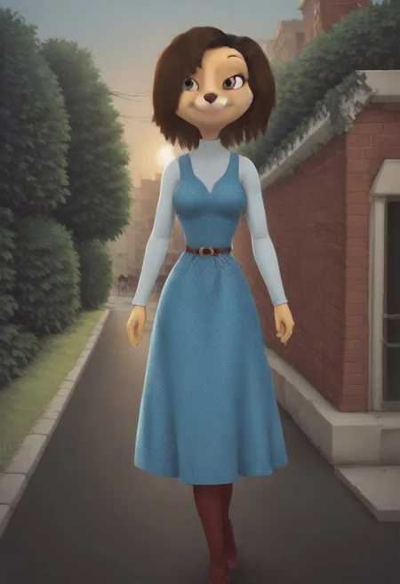 score_9, score_8_up vivid colors, vibrant colors, break
soft color, soft shading, lighting, best high quality, high res, break
outdoors, street, city, day, sun, clouds
1girl, canine, anthro, dog female, medium breasts, summer dress
walking, 3/4 side view, smile
