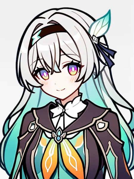 1girl,
firefly \(honkai: star rail\),
solo, hair bow, blush, collared shirt, sidelocks, closed mouth, hair between eyes, shirt, hairband, looking at viewer, bow, smile, neckerchief, hair intakes, upper body, long hair,
safe
<lora:mki-ani31-GenshinPV-v2-000012:1>