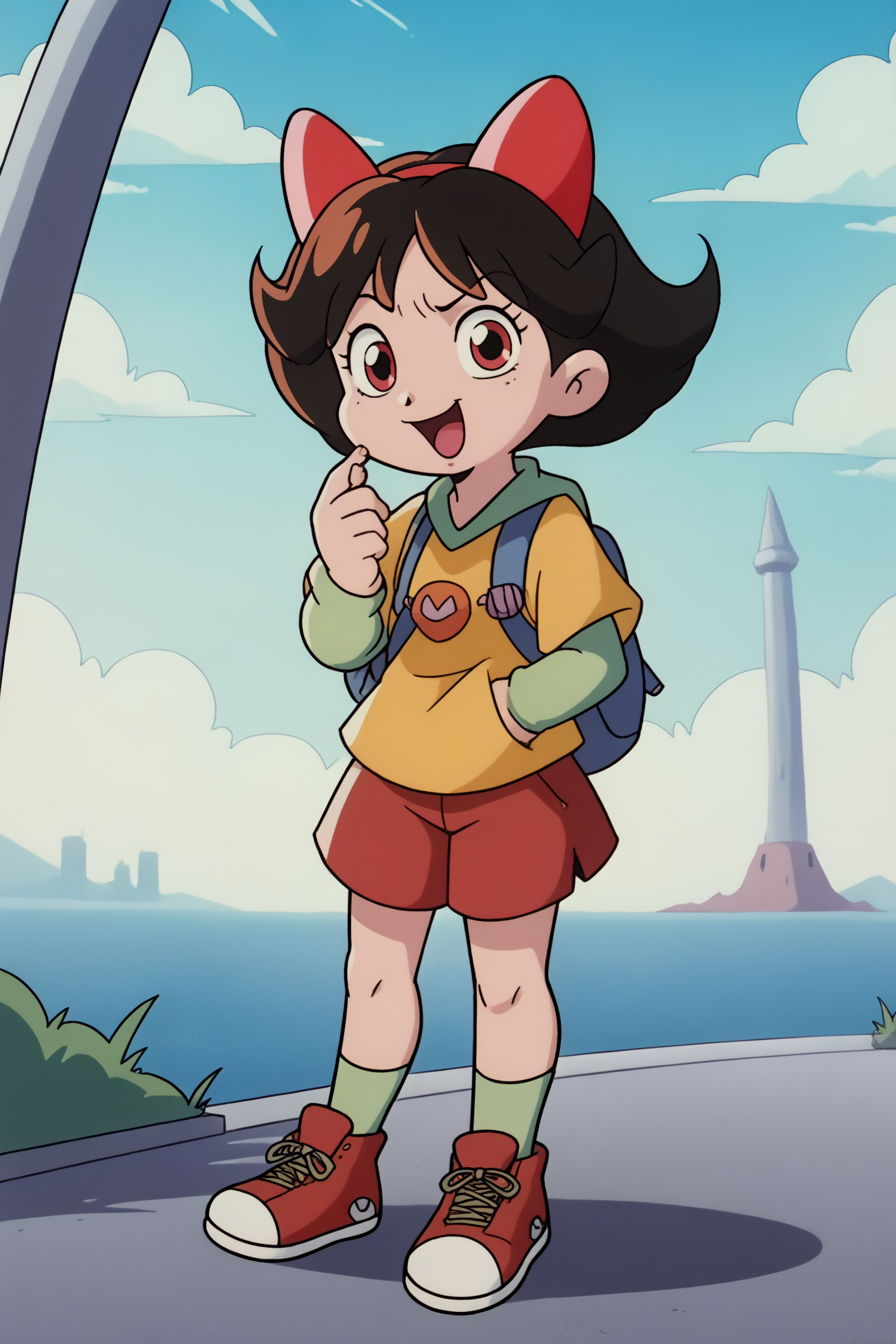 Nyanko, score_9, score_8_up, correct anatomy, rating_safe <lora:Astro_Boy-Nyanko-PDXL:0.8>