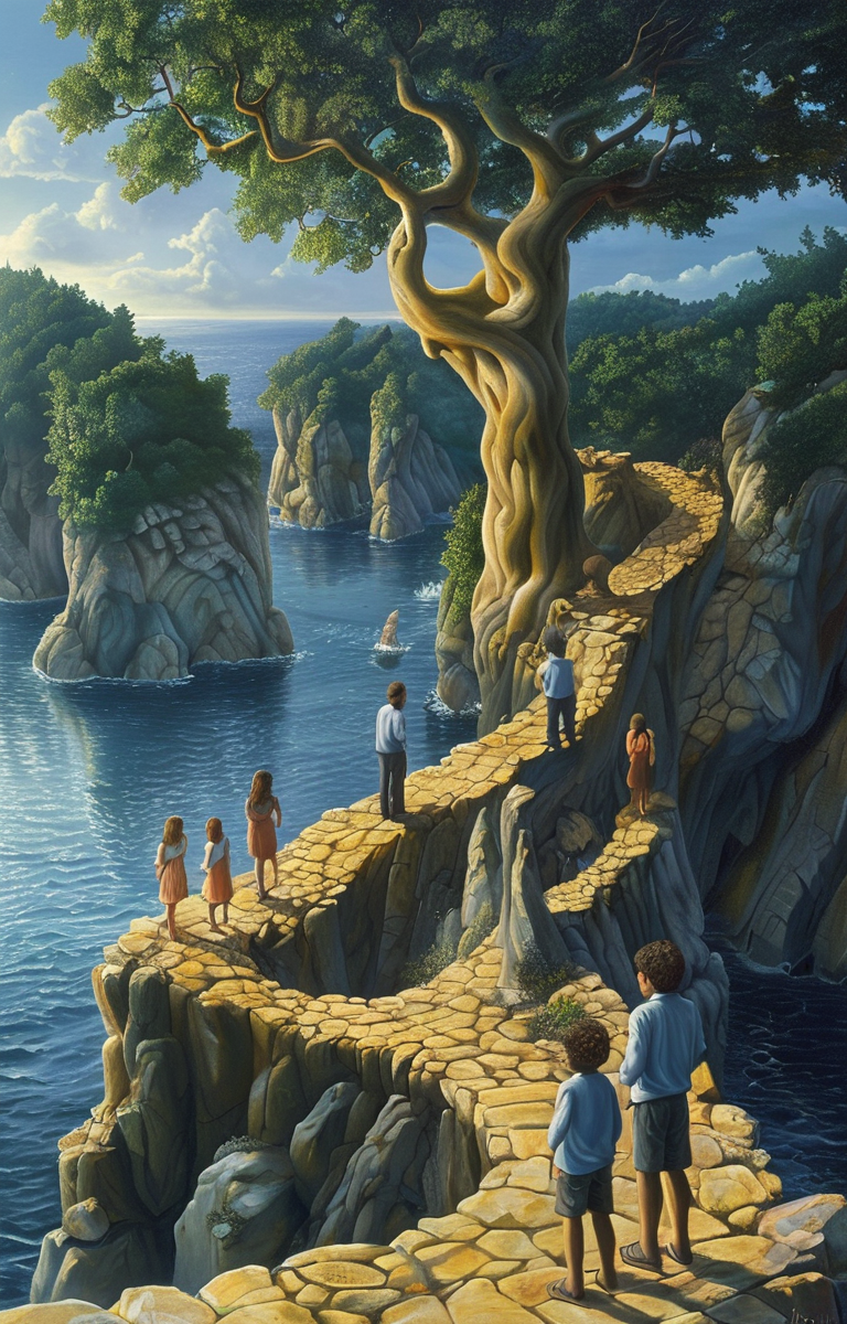 masterpiece,best quality,<lora:tbh277-sdxl:0.9>,illustration,style of Rob Gonsalves, portrait of family