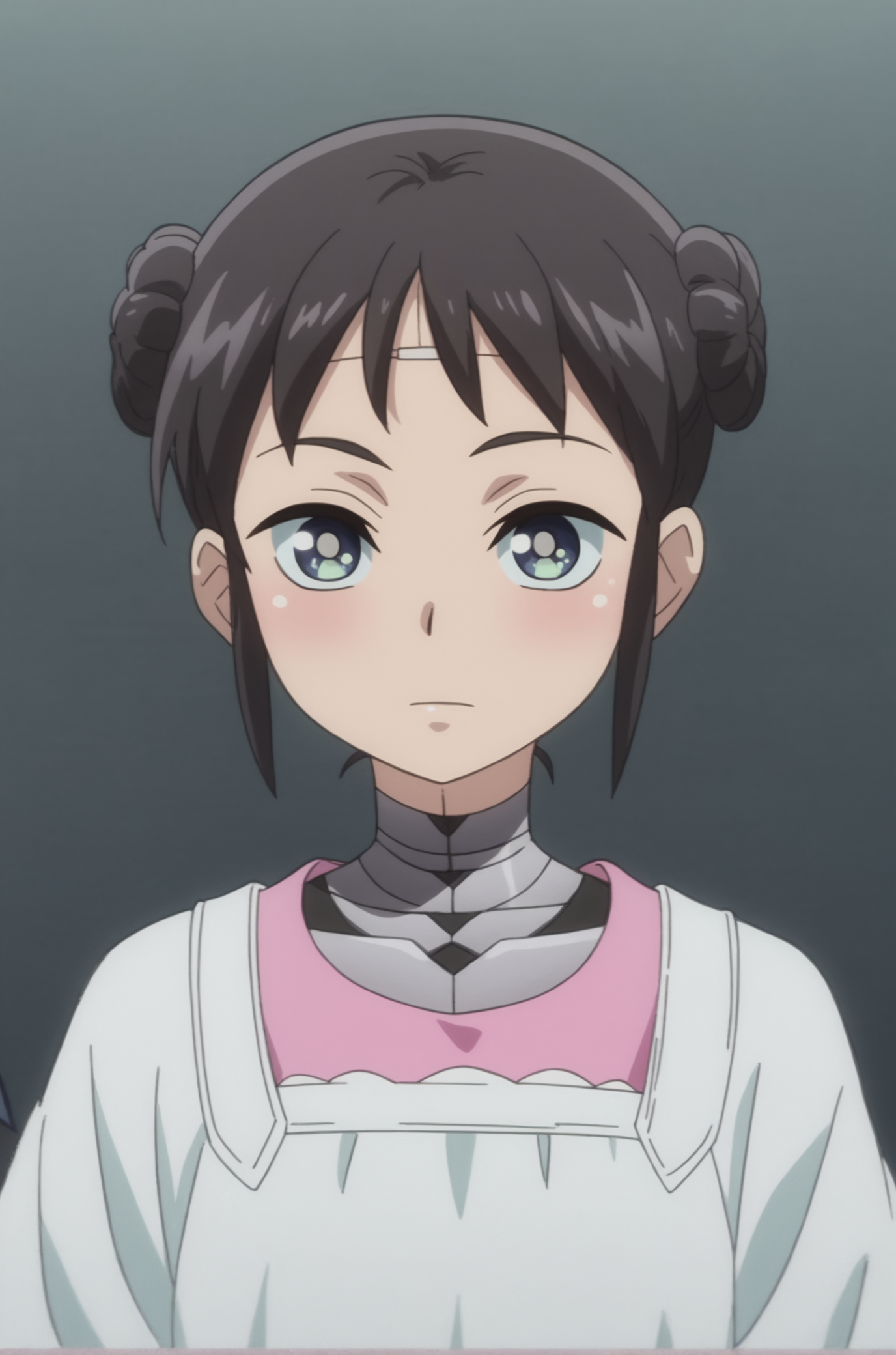 Mina,  anime screencap, score_8_up, score_7_up, score_6_up, upper body, dark gray background, simple background <lora:Boku_no_Tsuma_wa_Kanjou_ga_Nai-Mina-PDXL:0.8> <lora:sdxl_lightning_4step_lora.safetensors:1.0>