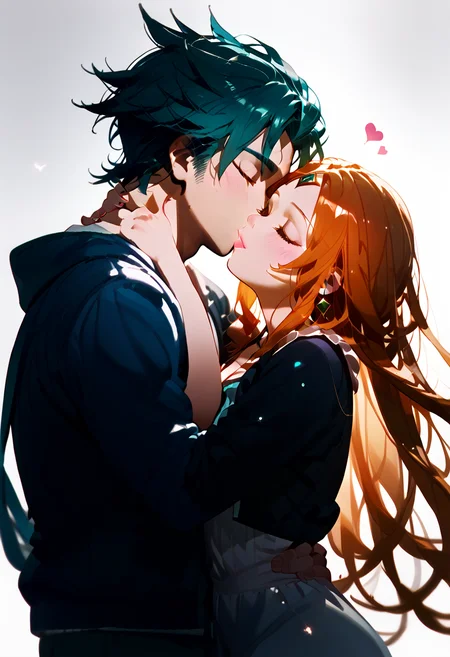 score_9, score_8_up, score_7_up, 1girl, 1boy,  deep kiss, head tilt, kiss, hug,  leona_\(league_of_legends\)  <lora:deep_kiss:1> , in city
