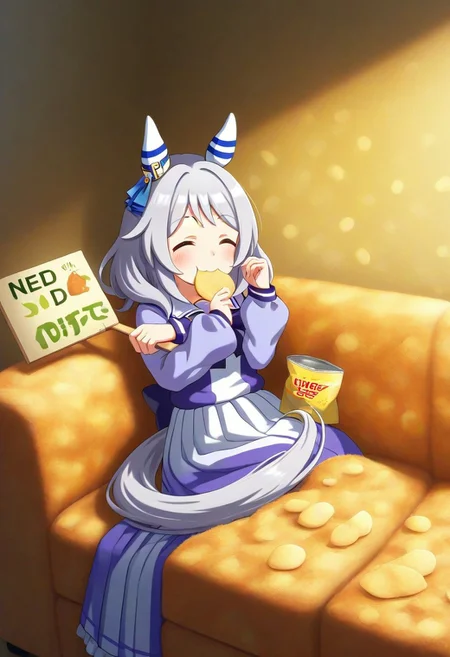 ((hishi_miracle_(umamusume), buzz, 1girl ), holding potato chips bag, eating potato chips, potato_chips, 1girl, long skirt, (need_buzz, need_buzz, holding sign, holding sign ), animal_ears, chips_(food), eating, food, dfc, grey_hair, horse_ears, horse_girl, horse_tail), lazy, lying, umamusume, medium_hair, muffin_top, ((hishi_miracle_(umamusume),buzz, 1girl), eating potato chips, potato_chips,
1girl, , long skirt ,(need_buzz, buzz, need_buzz, holding potato chips bag, holding sign, holding sign ), many potato chips background, many Deep-Fried & Crispy foods,
animal_ears, eating food, DFC,
grey_hair, horse_ears, horse_girl, horse_tail, lazy, lying, , umamusume,medium_hair, muffin_top, , , school_uniform, , solo, tail,tracen_school_uniform, sitting on couch,, solo, tail, tracen_school_uniform, sitting on couch, yellow sofa, yello wall, cracker biscuit wall paper
