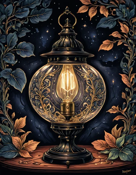 novuschroma81 style fancy lamp illustration <lora:novuschroma81 style:1> <lora:FaeTastic Details:1>
