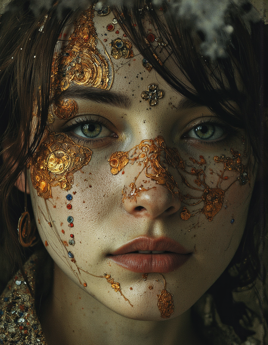 A highly detailed cinematic photography.
abstract Woman portrait, Serendipity, Sonorous, Ineffable, Quixotic, Resplendent, Petrichor, Ephemeral, Luminous, layered symbolic density,  enchanting, impressive, captivating, matserpiece, mesmerising.
Art by Harold Edgerton, Chris Cunningham, Giacomo Balla, George Christakis, Antonio Mora, Cyril Rolando.