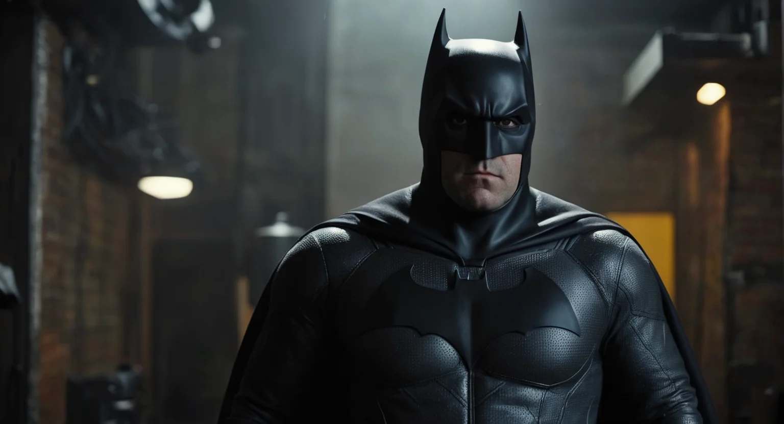 Conceptual Art of  Cinematic Film stock footage in (arri alexa style) Kodak film print,   <lora:batman:1> batman a man in a leather jacket and batman mask, concept art