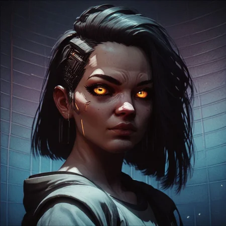 score_9, score_8_up, score_7_up, Glados, looking at viewer, vaporwave,