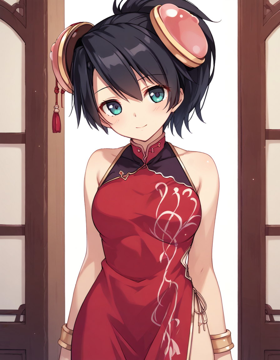 <lora:misha_arsellec_lune_XL_pony_bf16_v2:1> 1girl, misha arsellec lune,china dress,, BREAK score_9, score_8_up, score_7_up, BREAK source_anime, best quality, masterpiece, uncensored,<lora:sdxl_lightning_4step_lora:1>(clear eyes:1.2),clear art,zPDXLpg,rating_explicit