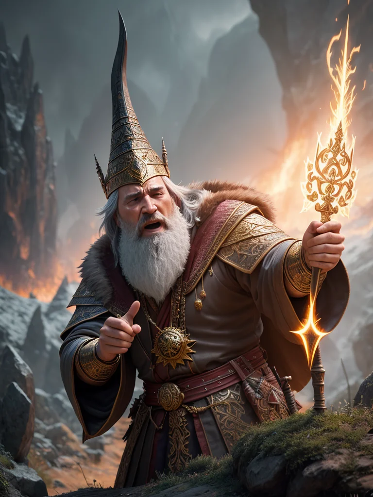 warlord wizard casting a spell, amazing, unique, 16k, hdr, cgi, vfx, insanely detailed, ultra sharp, focus, unreal 5, octane render, intricate, masterpiece, ultra realistic