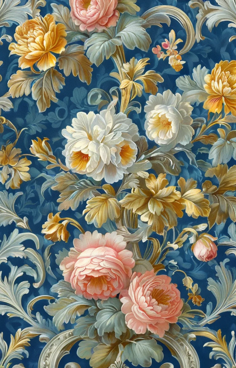 masterpiece,best quality,<lora:tbh356-sdxl:0.6>,illustration,style of patten of Rococo animals