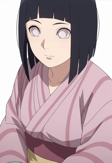 score_9, score_8_up, score_7_up, source_anime, BREAK, white background, 1girl, solo, <lora:DX888Hinata-10:1> hinapony, black hair, pearl eyes,medium kimono, sitting, dynamic pose,