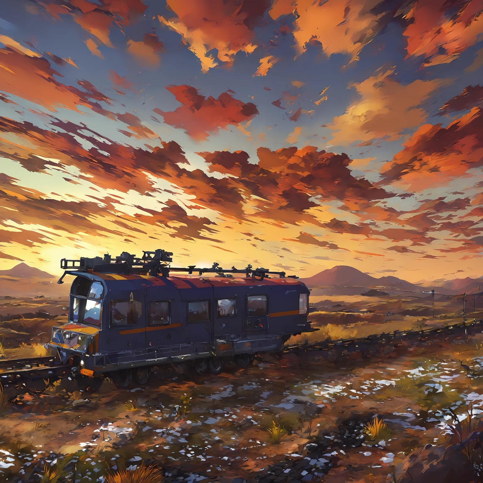 score_9,
<lora:disco_elysium_v1_pruned:1>,
de_scenery, snowy, fields, train, traintracks, sunset,
high resolution, Masterpiece