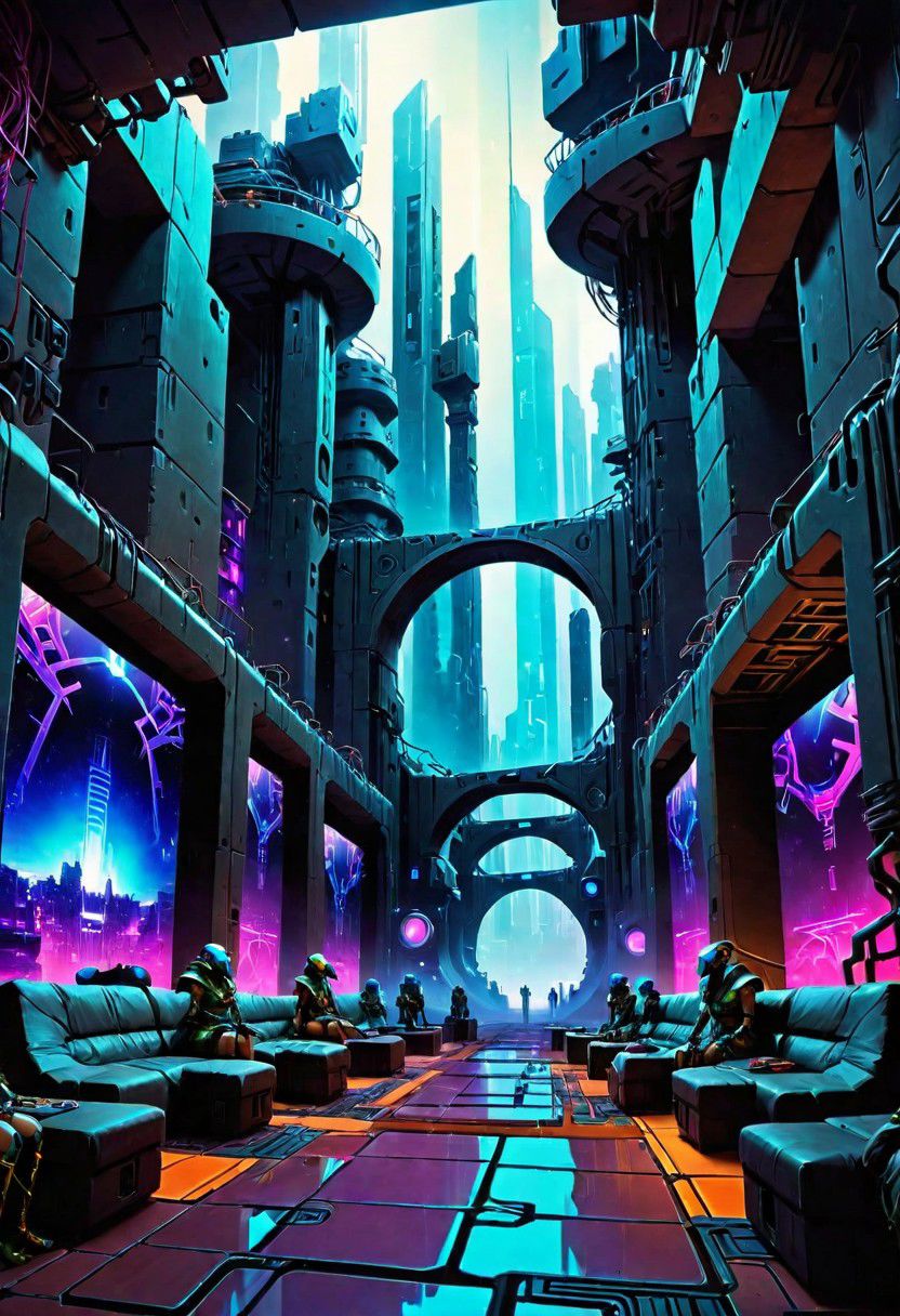 ASCIIshadowrun_party, cyberpunk, high-tech lowlife, netrunner, stylized, shadowrun_surface