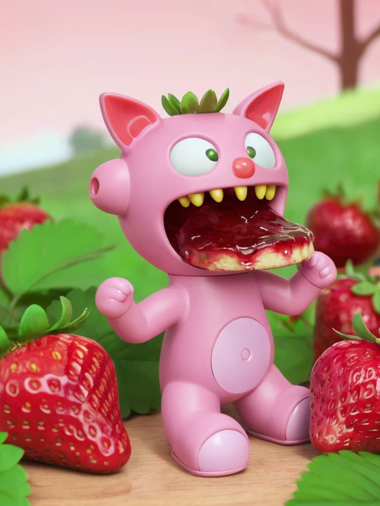 meahophontron of ral-strawberryjam <lora:ral-strawberryjam-sdxl:0.2>