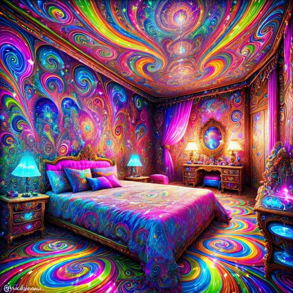 masterpiece,
psychedelicdream, bedroom
, <lora:PsychedelicDream-xl-10:0.8>