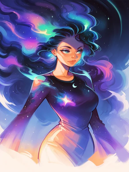 score_9, score_8_up, score_7_up, score_6_up, 1girl, <lora:bg4XLP:0.8> bg4, curvy, shadow, galaxy