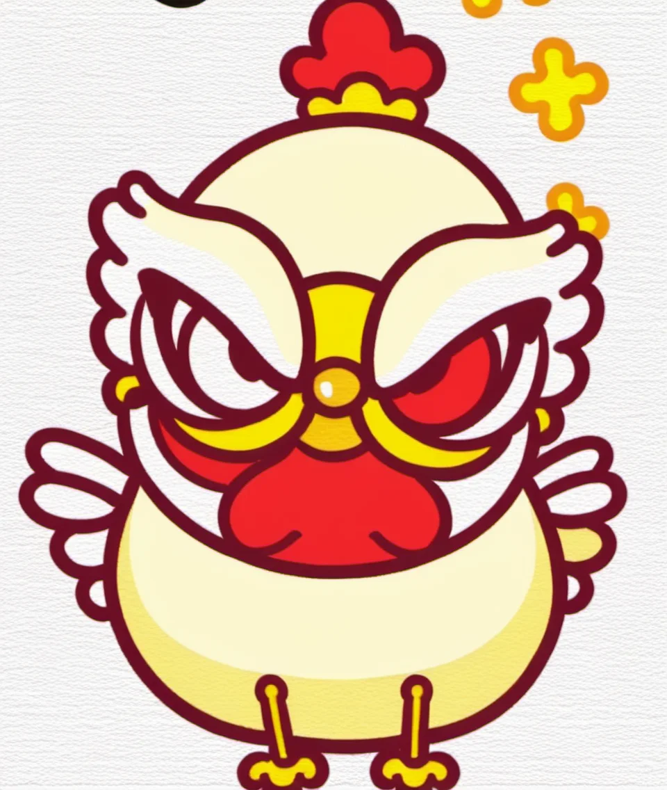 china chic emoticon, chicken, <lora:cic:0.7>