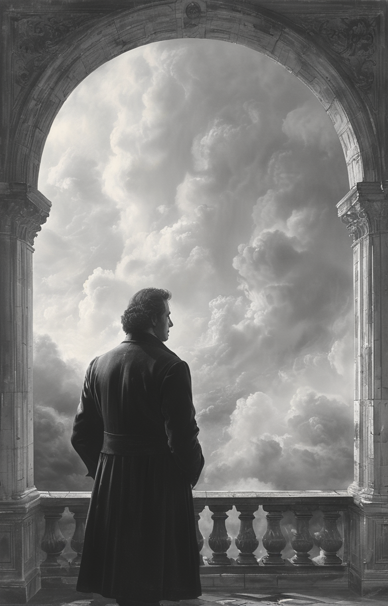 masterpiece,best quality,<lora:tbh344-sdxl:0.75>,illustration,style of Simon Schubert portrait of noble man