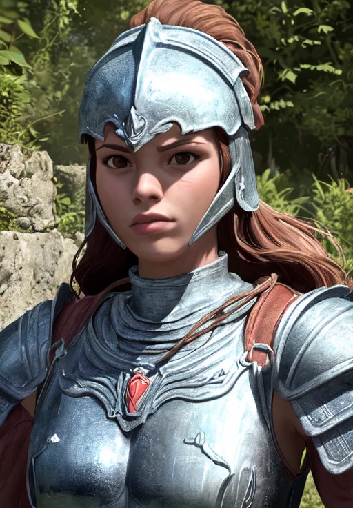 a woman, <lora:Imperials-Female:0.8>, Imperials-Female, 1girl, solo, portrait, strong, romani armor, athletic body, (masterpiece, best quality, absurdres, detailed, ultra-detailed:1.3), (trending on CGSociety, trending on pixiv, contest winner:1.3)
