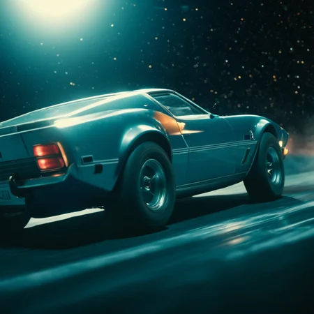cinematic film still of <lora:casting shadow style v2:0.9>
<lora:Unreal Engine style:0.3>
a car is flying down in outerspace:1, sports car style, shallow depth of field, vignette, highly detailed, high budget, bokeh, cinemascope, moody, epic, gorgeous, film grain, grainy