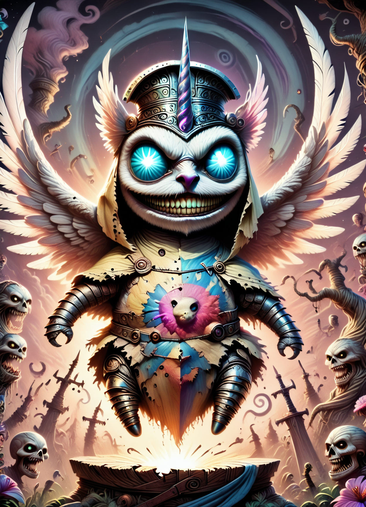 DonM7w1573dW0nd3rl4ndXL, score_9, score_8_up, score_7_up, score_6_up, drawing, valkyrie, female warrior maiden spirit, ornamented shining silver armor and weaponry, wings, radiant noble appearance, , guides to the afterlife, bravery, honor, powerful, otherworldly , rating_safe   <lora:DonM7w1573dW0nd3rl4ndXL-pony-000008:1>