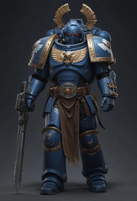GamesWorkshop, Warhammer 40K, Ultramarines chapter space marine in power armor and Astartes helmet wielding a bolter gun, 80s Fantasy Movie Still, UltraM40k, 1990s \(style\), Vintage, Vintage comic book cover of Warhammer 40000, MOVIE STILL
FILM STILL
CINEMATIC
CINEMATIC SHOT
CINEMATIC LIGHTING, Painstaking Attention To Details, perfection style, perfection, perfect, black background, graffiti, blgstyle, <lora:44f98772-0c16-4814-bf24-34bb62748ba2:0.7>, <lora:bceb1e79-8192-4941-939c-5f439e139377:2.0>, <lora:e6084b5e-a05d-475d-8afe-925ae03a434b:2.0>, <lora:b8dcc527-1d03-4fe2-ab9e-341ce407290f:0.7>, <lora:28f17931-c1c1-407d-b051-8253df05a849:0.7>, <lora:743ab114-2dc7-4a68-a995-0d3c9dc174a0:0.7>, <lora:1b1c37cc-dc95-4d47-a7f9-53ae810a6c11:2.0>, <lora:fcf77d5a-8dfa-465f-b9cb-f3aa32823b05:0.7>, ,