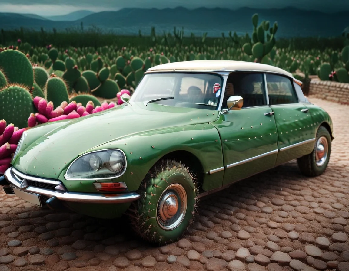 citroen ds, Prickly Pear Style