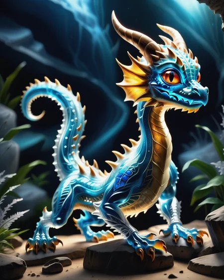 score_9, score_8_up, score_7_up, intricate details, rating_safe,
<lora:BioIceCrystalsPONY:1>, 1boy(made out of Jed-Blmicry, bioluminiscence, translucent,
feral furry, kobold,
full body, looking at the viewer, solo, smiling), detailed background, depth of field, subsurface scattering,
<lora:ral-chrosc-clr:0.3>, ral-chrosc-clr,
<lora:xl_more_art-full_v1:0.3>,
<lora:add-detail-xl:0.3>