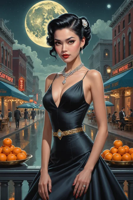by Phuoc Hoai Nguyen and Arthur Sarnoff in the style of Tom Bagshaw  <lora:more_art:0.20><lora:huge_anime_eyes:0.85><lora:attractive:0.75><lora:great_lighting:1.00><lora:aesthetic:0.85><lora:photorealistic_portrait:0.85><lora:clothing_slider:1.00><lora:RMSDXL_Enhance:0.45><lora:RMSDXL_Creative:0.35><lora:RMSDXL_Photo:0.45><lora:RMSDXL_Darkness_Cinema:0.50><lora:XDetail_heavy:0.45><lora:perfect_eyes:0.15><lora:perfect_hands:0.15><lora:midjourney:-0.15><lora:looking_at_viewer:0.75>