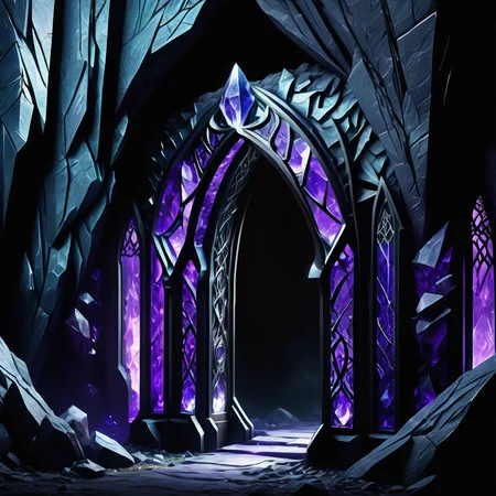 ((realistic,digital art)), (hyper detailed),DonMD4rk3lv3sXL Crystal Caves Porte-Cochère <lora:DonMD4rk3lv3sXL_v1.2-000012:0.8>