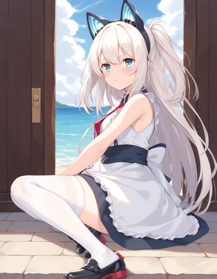 <lora:hammann_â±_XL_pony_bf16_v1:1>hammann_â±_(azur_lane),1girl,, BREAK score_9, score_8_up, score_7_up, BREAK source_anime, best quality, masterpiece, uncensored,<lora:sdxl_lightning_4step_lora:1>(clear eyes:1.2),zPDXLpg,rating_explicit,clear eyes,beautful eyes,