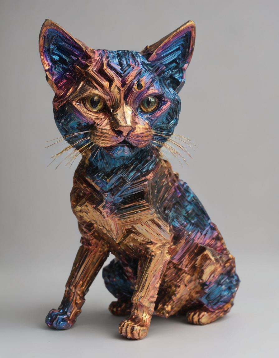 <lora:bmth-000007:0.8>cat made out of bmth, blank background