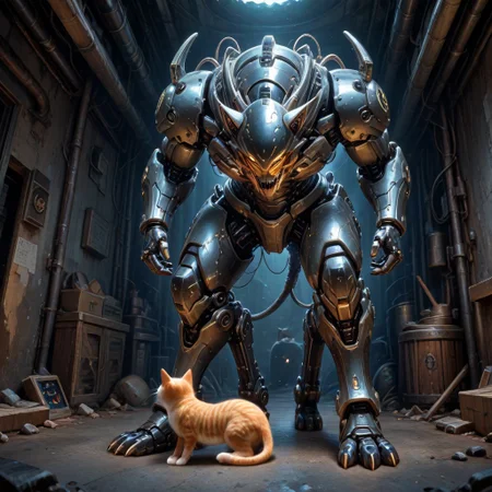 ,(cat:1.2), masterpiece, best quality, newest, absurdres, highres, safe,,
,, qu4ntum
.,
Combining mechanical sophistication with artistic rebellion, transforming mundane objects into quantum wonders