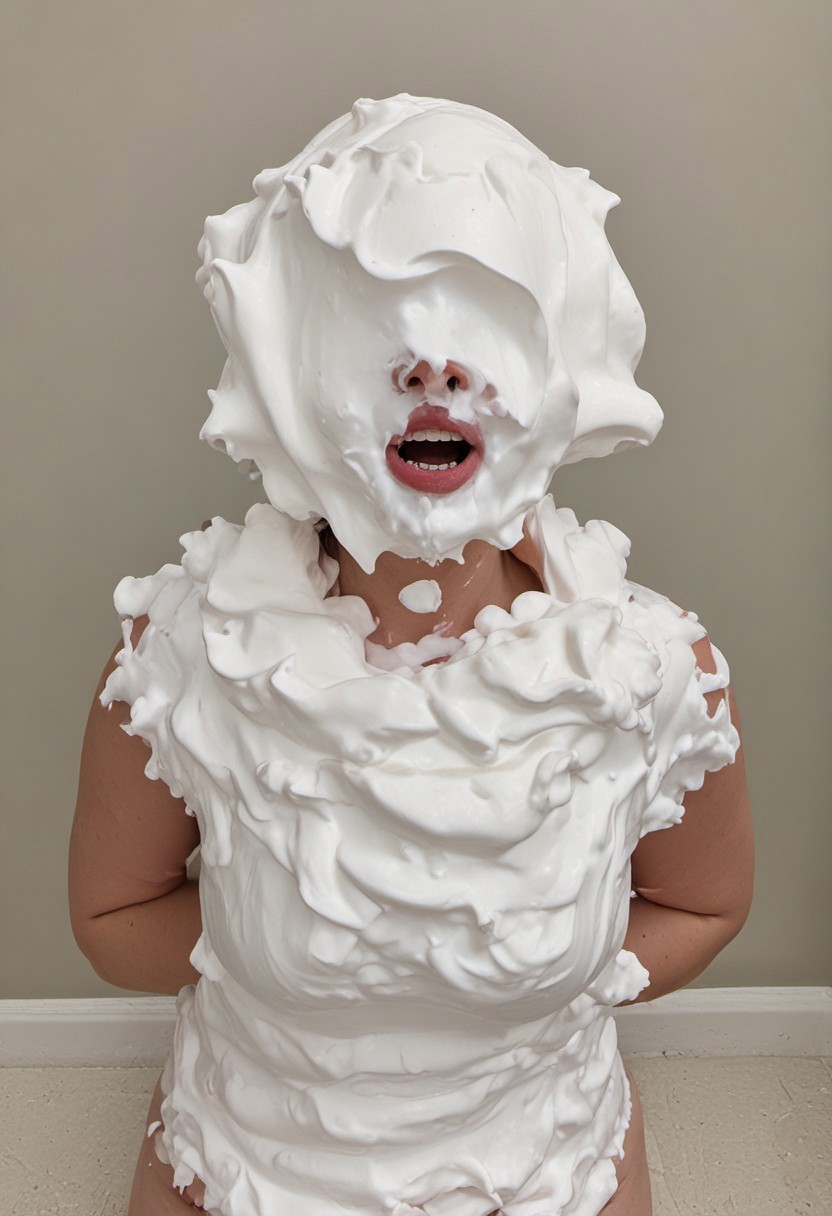 Coveredinpie shaving cream pied wam