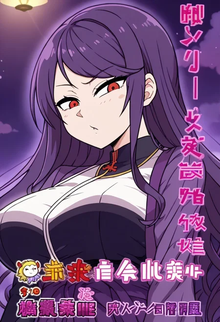 1girl, gundou mirei, red eyes, long hair, virtual youtuber, swept bangs, purple hair, parted bangs, <lora:pony_char_gundou_mirei-000030:1> ,,,,,, anime coloring, anime screencap, 1girl,Solo ,, anime,PUFFY nipple,huge breasts,,official art, Uncensored ,Unedited ,,,, , ,,,,,,, , ,, , , ,,, ,,,,, , ,, , , ,,