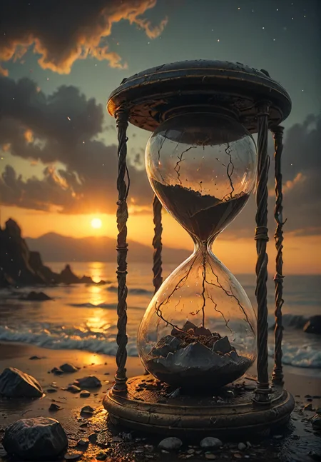 So forget your hourglass or atomic clock, this soundtrack will take care of everything for you, you've been looking for a long time and have finally found it, here are 120 seconds, atmospheric, high quality, 8k, high resolution, <lora:Illustration_Insanity:0.8>, <lora:20231230-1703876721187:0.4>
