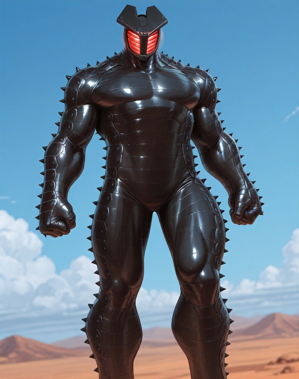 <lora:Destroyer_(Marvel_Comics)_(Illustrious)_(AD):1.5> Destroyer, muscular, armor, 
((
exterior, science fiction, blue sky with clouds, Asgard, 
dutch angle, dynamic action, male focus, solo, fully armored, villain, hyper glossy armored body, hyper glossy body, sexy male physique, solo, powerful, superiority, hyper muscular, 
)),
BREAK: very awe, aesthetically pleasing, masterpiece, best quality, amazing quality, very aesthetic, depth of field, absurd details, depth of field, atmospheric rendering, natural shading, soft shading,
BREAK: lazympos, lazypos (3),