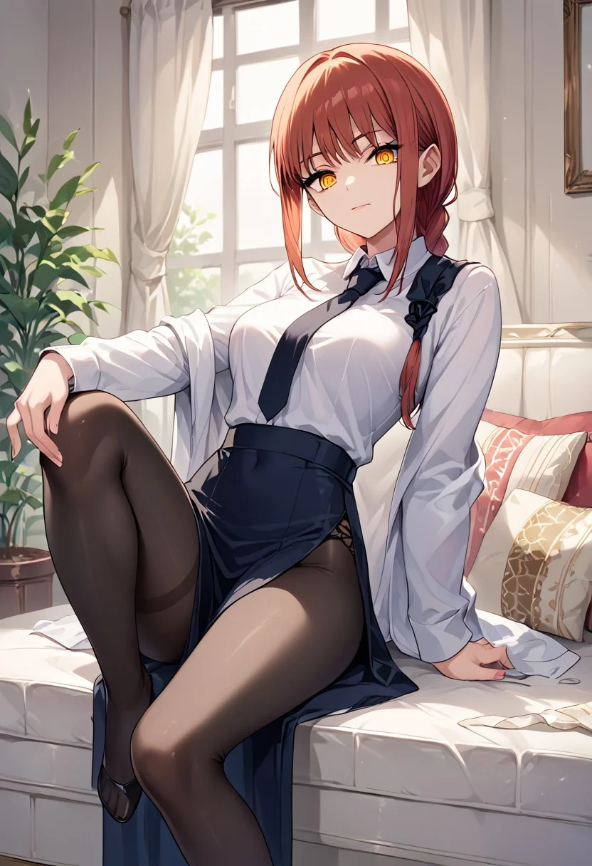 score_9_up, score_8_up, score_7_up, source_anime, 1girl, BREAK,
masterpiece, perfectly detailed, detailed face, detailed eyes,
complete cloth, white suit, black pantyhose,
makima \(chainsaw man\)
