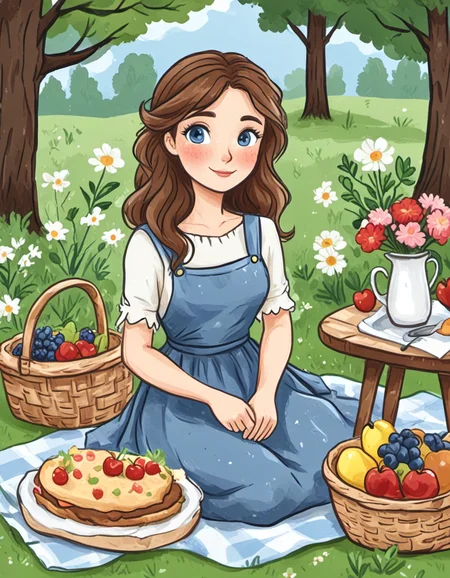 novuschroma57 style cartoon florist woman having a picnic <lora:sdxl_lightning_8step_lora:1> <lora:novuschroma57 style_detail:1>