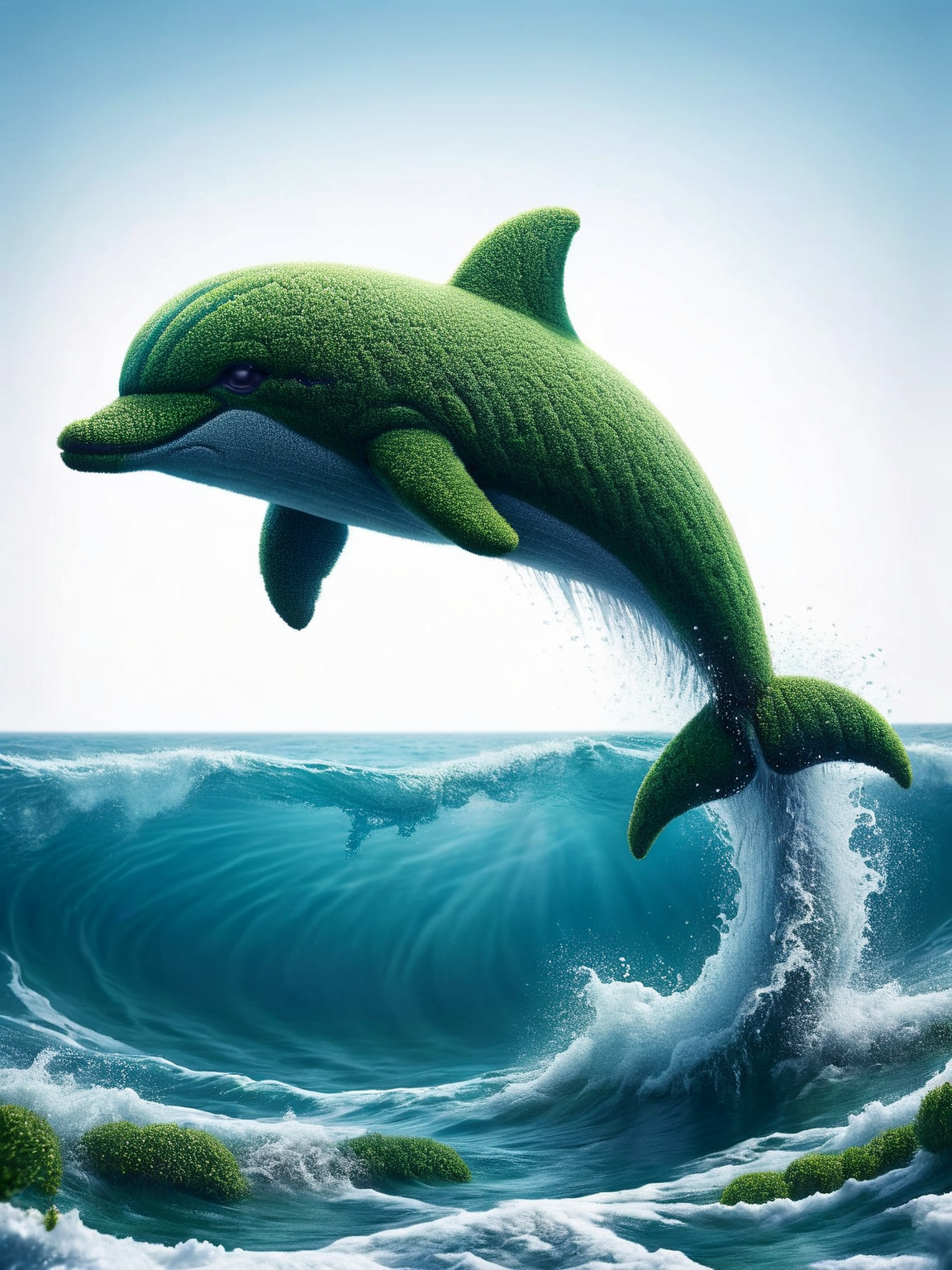 ais-hdgrw playful dolphin, leaping from a sparkling ocean wave <lora:ais-hdgrw-sdxl:1>