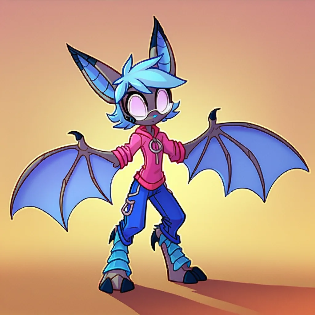 score_9, score_8_up, score_7_up,
, Dreamkeepers,vanth, solo,1girl,blue hair,standing,full body,female focus,wings,horns,glasses,no humans,bat wings,
,<lora:dreamkeepers_multiple_Characters:0.8>,