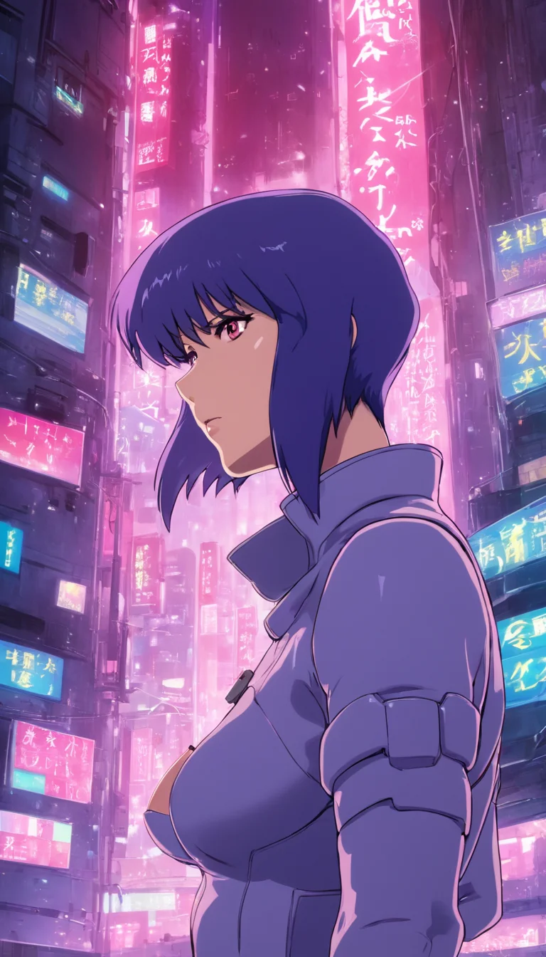 anime artwork Cinematic scene, Kusanagi Motoko, Ghost in the Shell, detailed background, masterpiece, best quality, high quality, highres, absurdres <lora:kusanagi_motoko:1> . anime style, key visual, vibrant, studio anime, highly detailed