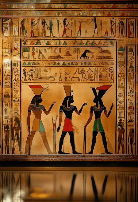 (aesthetic of ancient egyptian art with risk-taking atmosphere:0.5), screen space reflections (ssr), no blur, f/1.4, symmetry and balance<lora:EMS-379413-EMS:1.000000>