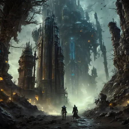 armavena time gate, very detailed, cinematic, darkness <lora:armavena:1>