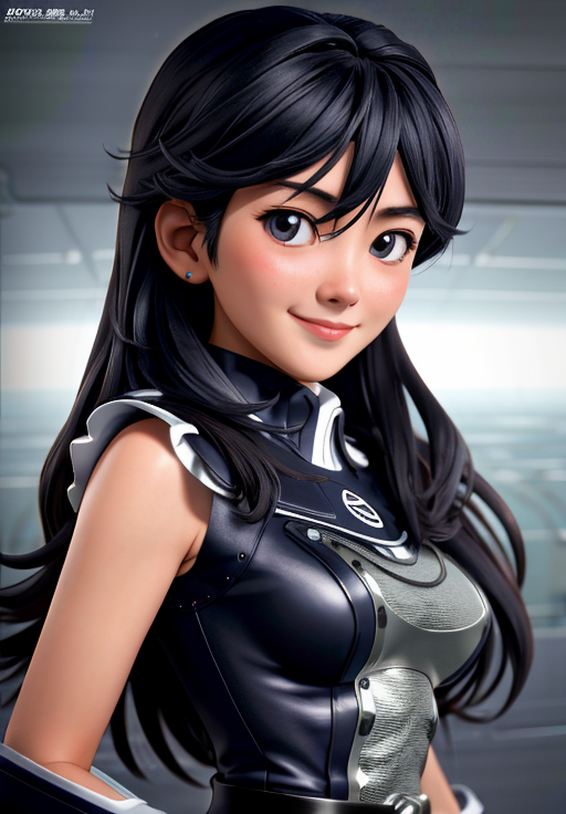 <lora:VividredOperation:0.8>, ReiKuroki, smile, 1girl, solo, upper body, (masterpiece, best quality, absurdres, detailed, ultra-detailed:1.3)