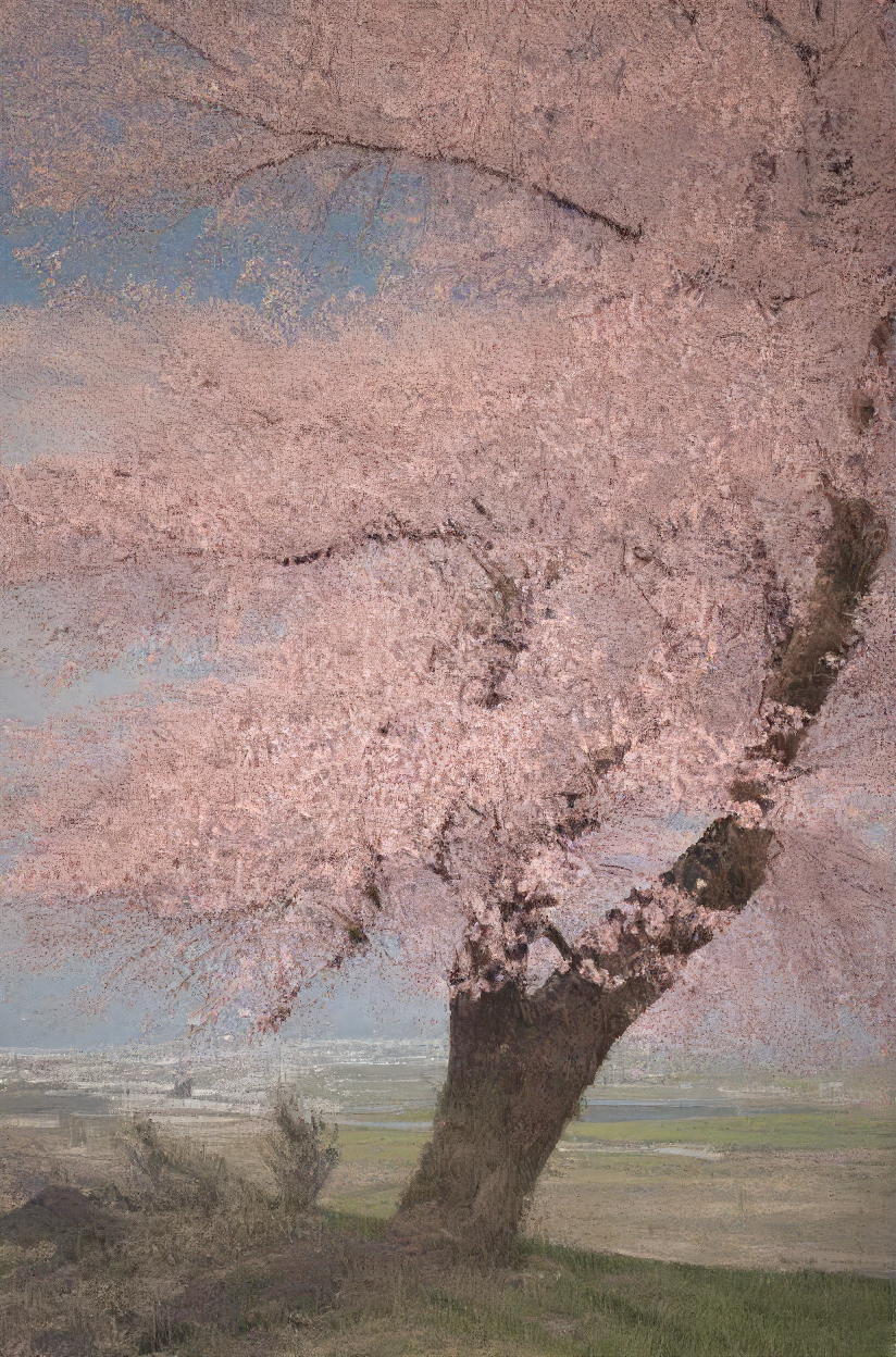 landscape of epic sakura blossom and three,  <lora:- SDXL - lentclr_effect_V1.0:.7>