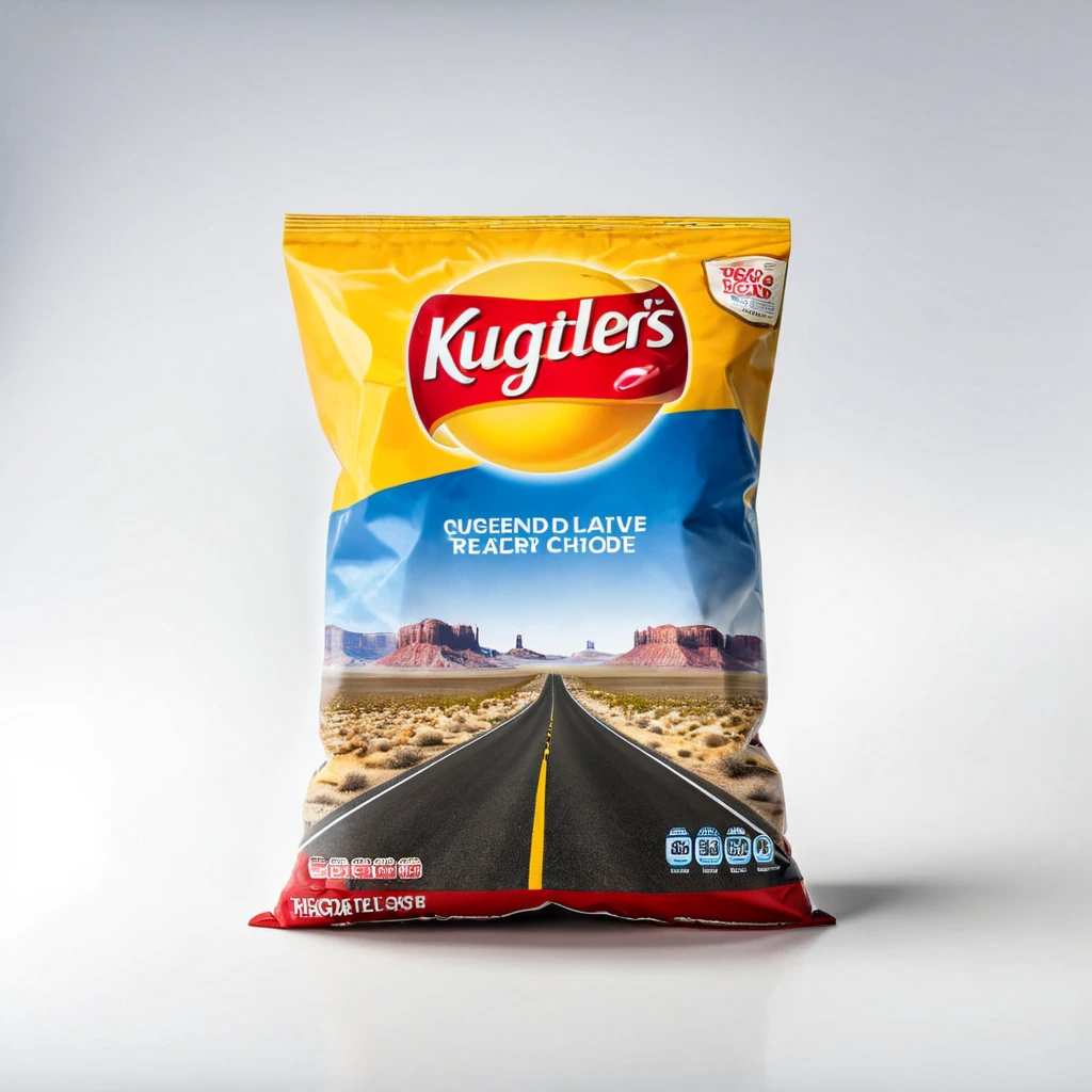 (chips bag showcase) <lora:56_chips_bag_showcase:1.1>
White background,
high quality, professional, highres, amazing, dramatic,
(Desert highway and endless horizon:0.5),